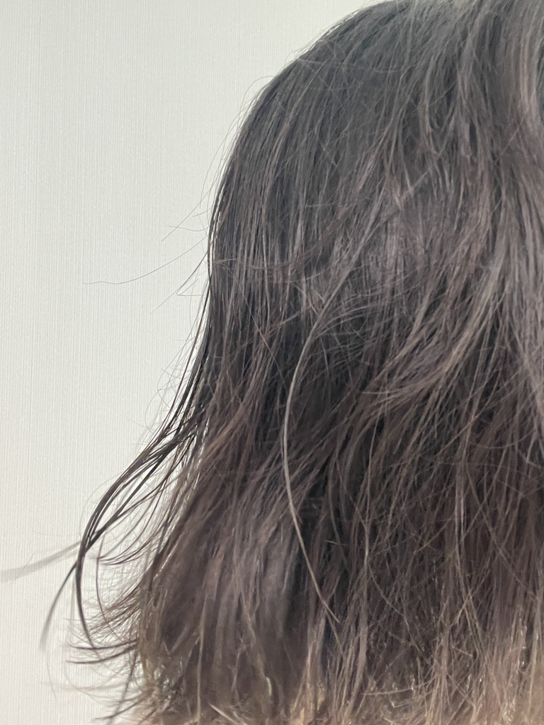 Real user review photo of Silk Perfume Hair Serum