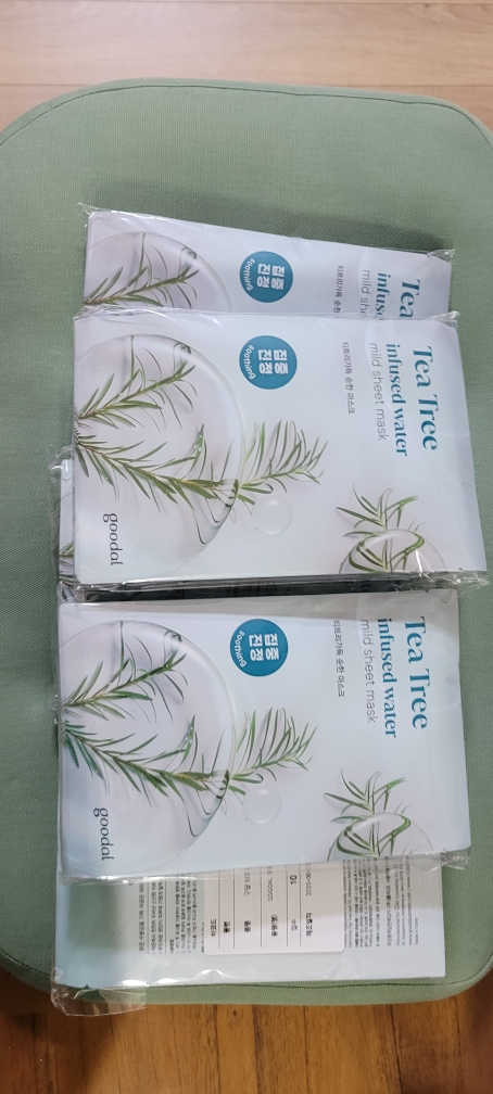 温和的口罩[富含茶树精油]的真实用户使用照片