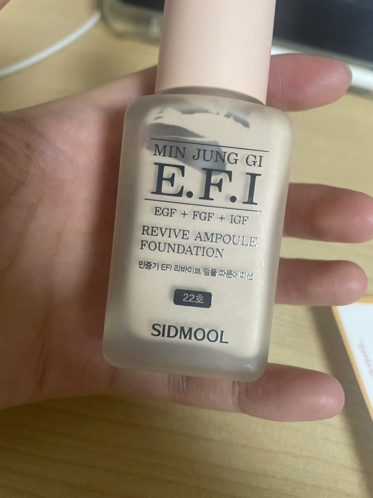 SIDMOOL 民众基 EFI 安培尔粉底液 [22号] common.review image