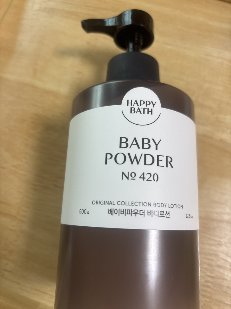 해피바스 (HAPPYBATH) 오리지널 컬렉션 바디로션 [베이비파우더] review image