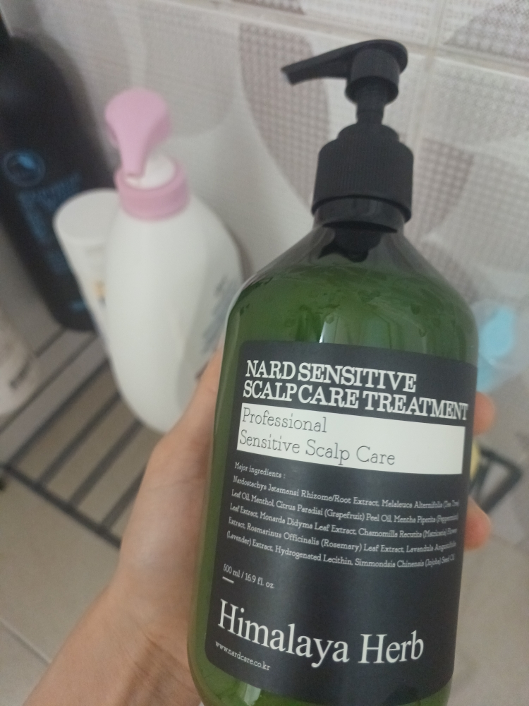 敏感头皮护理疗程的真实用户使用照片