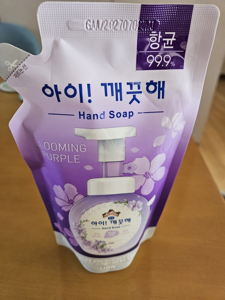 아이깨끗해 핸드워시 [블루밍퍼플] review image