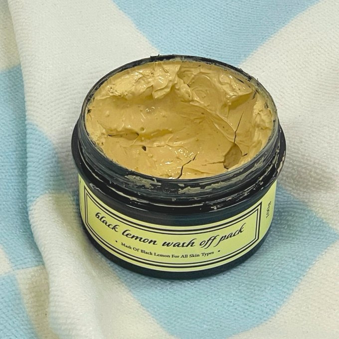 黑柠檬洗涤面膜的真实用户使用照片