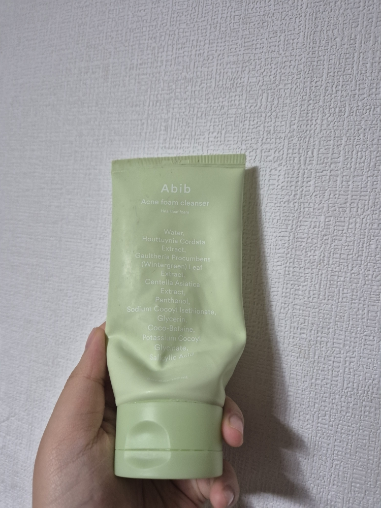 祛痘泡沫洁面乳的真实用户使用照片