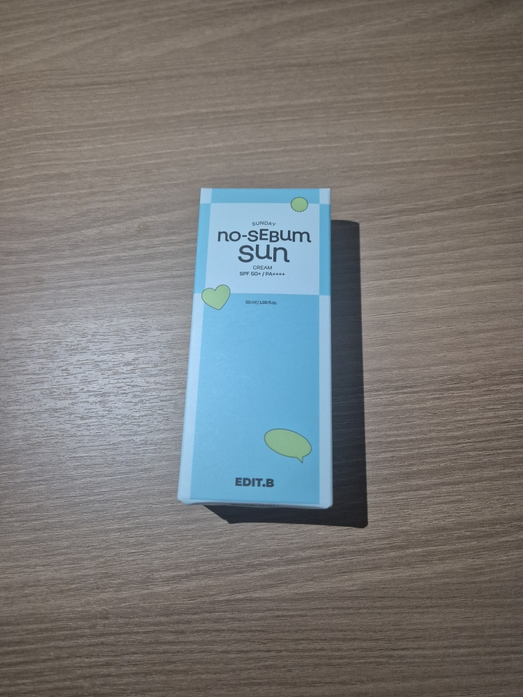 에딧비 (EDIT.B) 선데이 노세범 선크림 [SPF50+/PA++++] review image