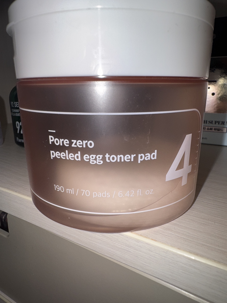 4号毛孔清洁蛋清爽肤垫的真实用户使用照片