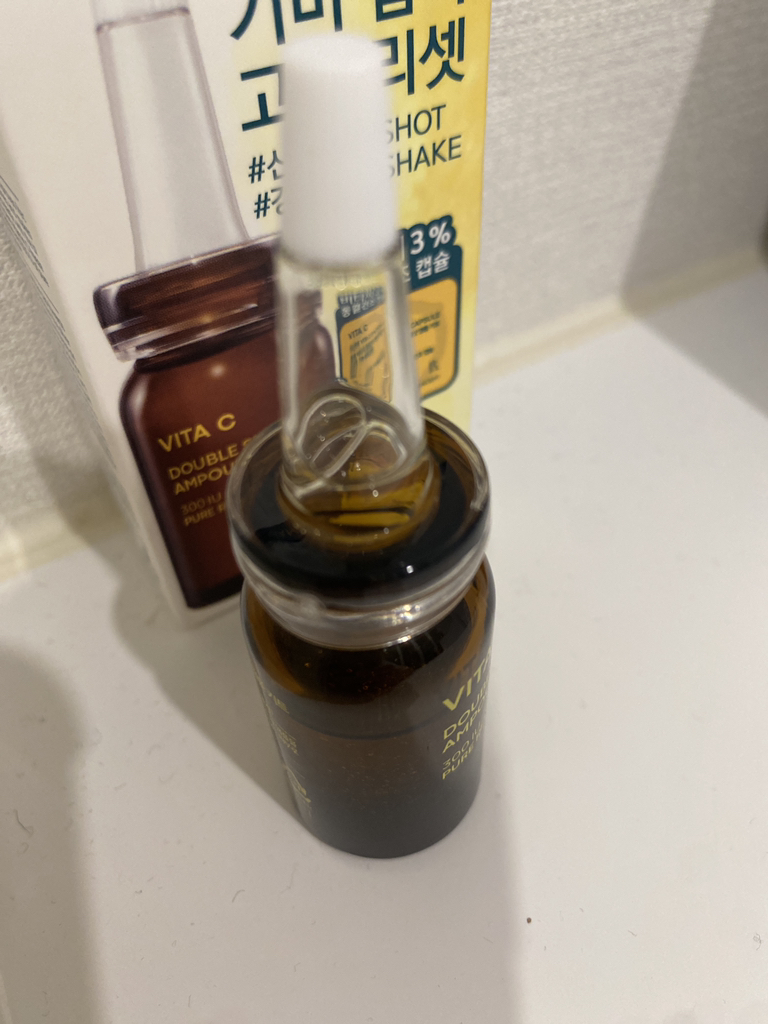 维他命C冻干双重浓缩安瓶套装的真实用户使用照片