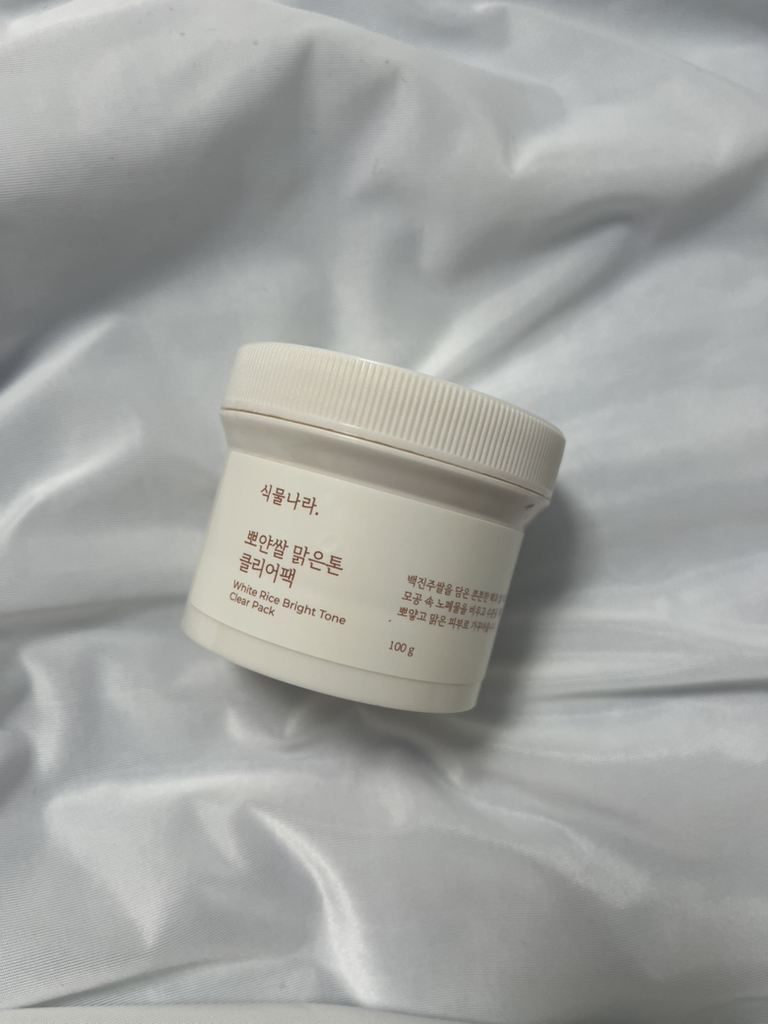 식물나라 (SHINGMULNARA) 뽀얀쌀 맑은톤 클리어팩 review image