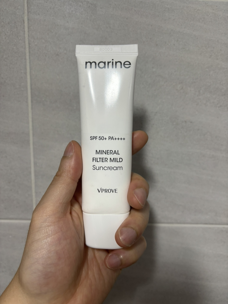 海洋武器车温和防晒霜 [SPF50+/PA++++]的真实用户使用照片