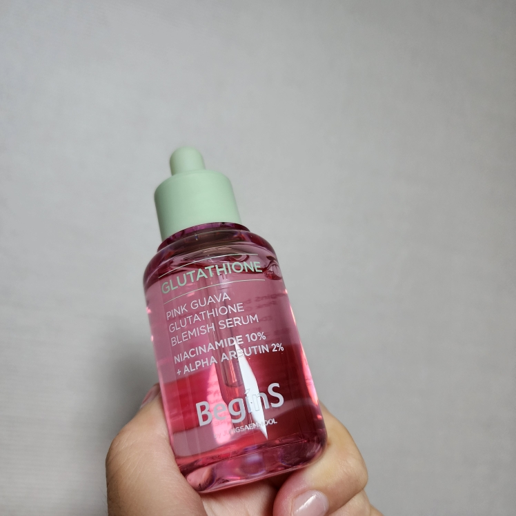粉红色番石榴谷胱甘肽迹痕精华的真实用户使用照片