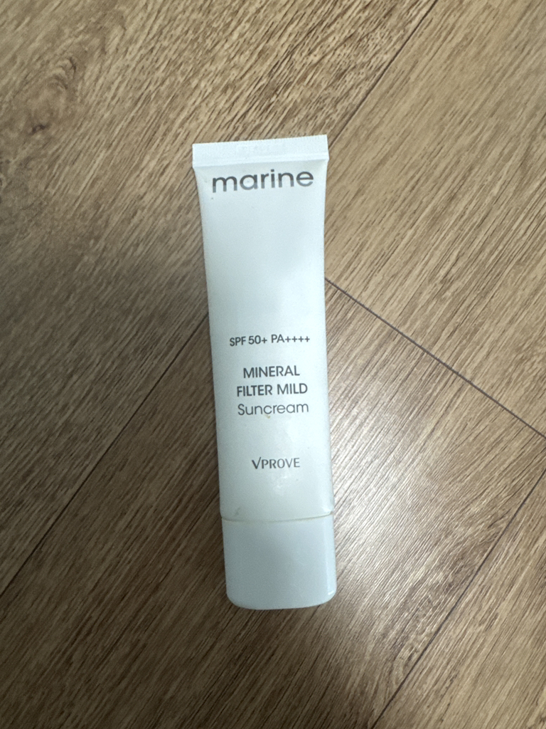海洋武器车温和防晒霜 [SPF50+/PA++++]的真实用户使用照片