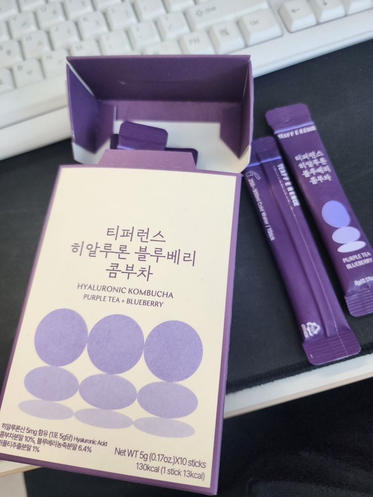 티퍼런스 (TEAFFERENCE) 히알루론 콤부차 [블루베리] review image