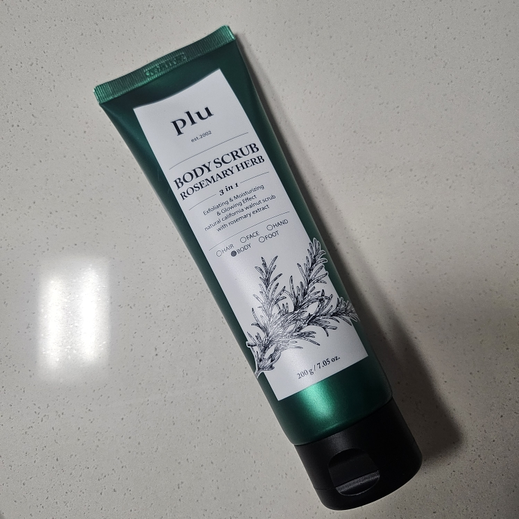 原装玫瑰香草身体磨砂膏的真实用户使用照片