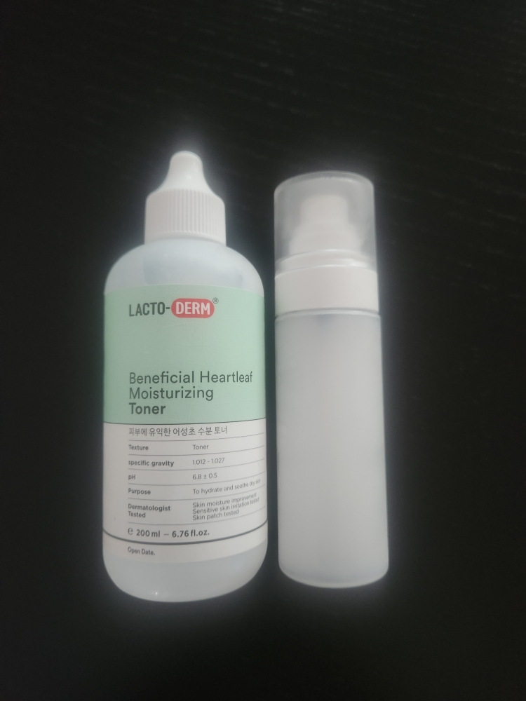 락토덤 (LACTO-DERM) 피부에 유익한 어성초 수분 토너 review image
