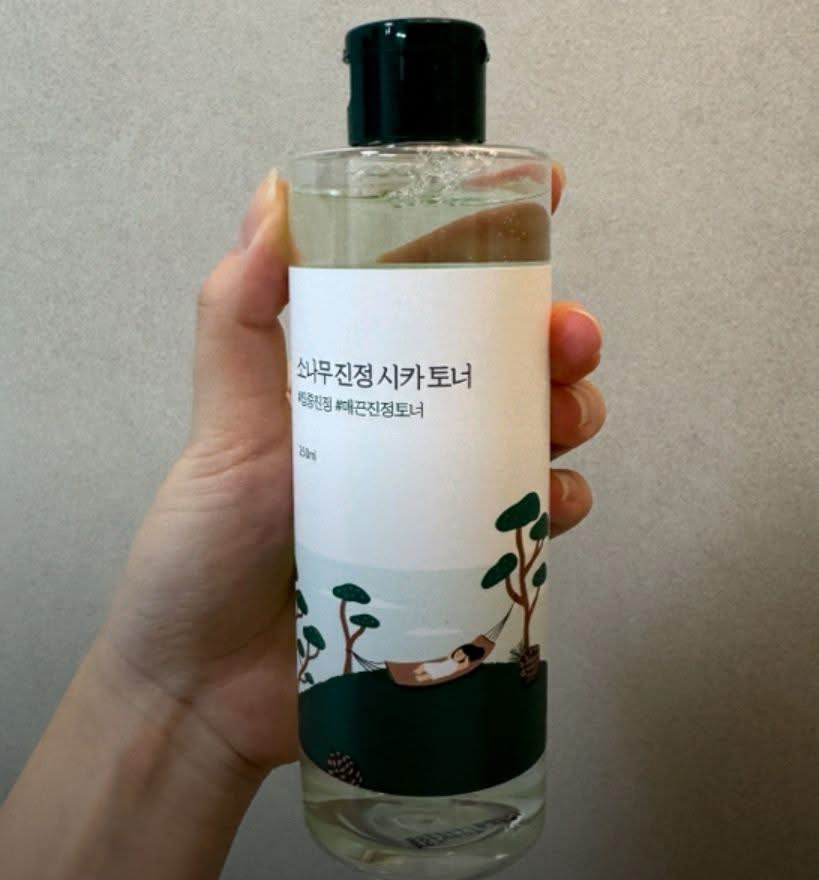 松树精华舒缓乳液的真实用户使用照片