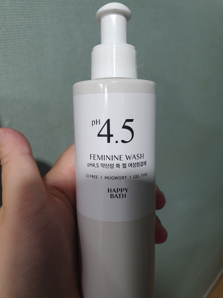 해피바스 (HAPPYBATH) PH4.5 약산성 여성청결제 [쑥] review image