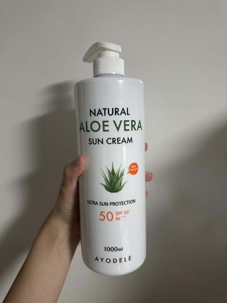AYODELE NATURAL ALOE VERA SUN CREAM [SPF50+/PA+++] Reviews for 10s | Hwahae