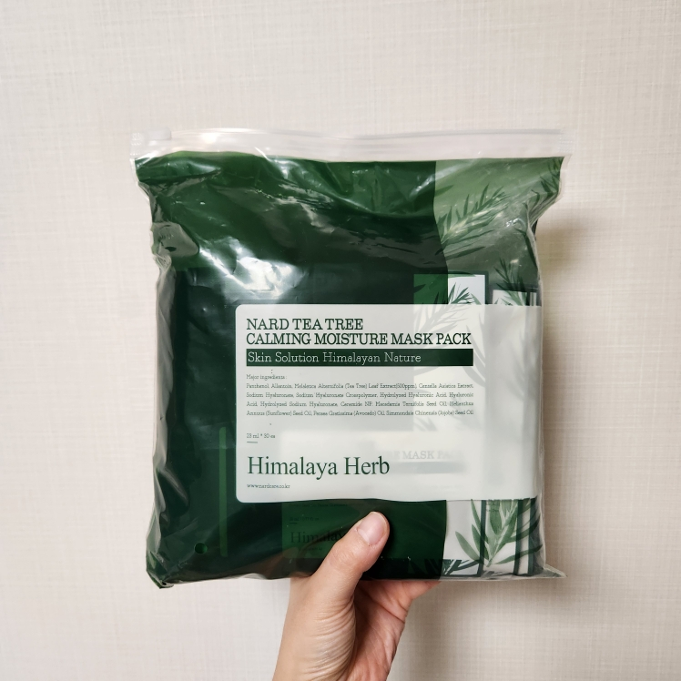 茶树舒缓保湿面膜的真实用户使用照片