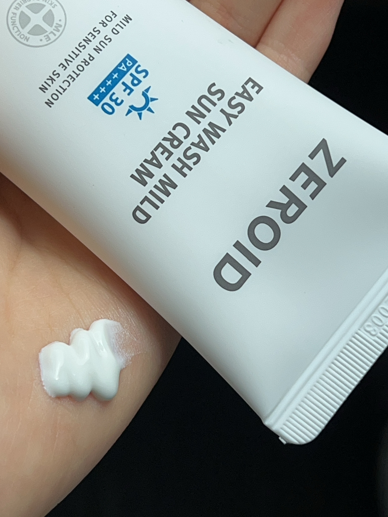 제로이드 (ZEROID) 이지워시 마일드 선크림 [SPF30/PA++++] review image