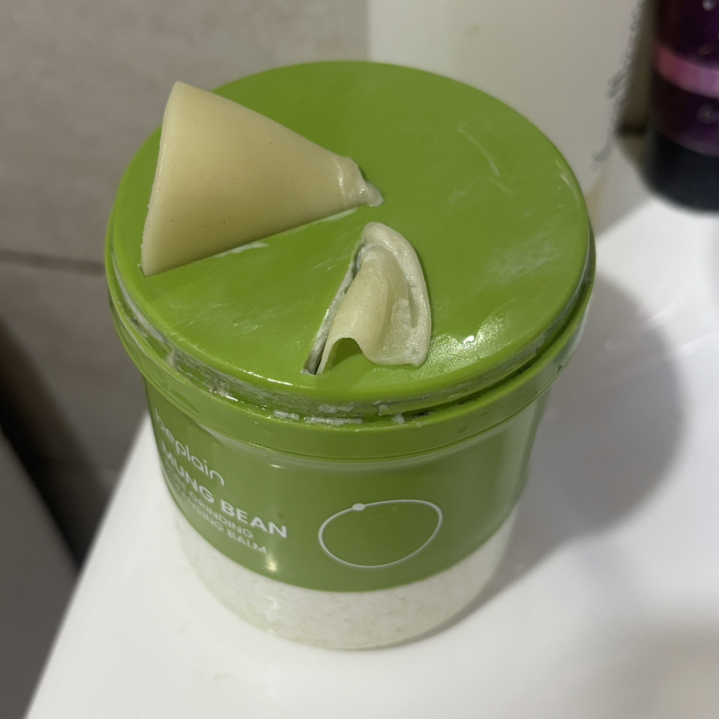 绿豆毛孔研磨洁面膏的真实用户使用照片