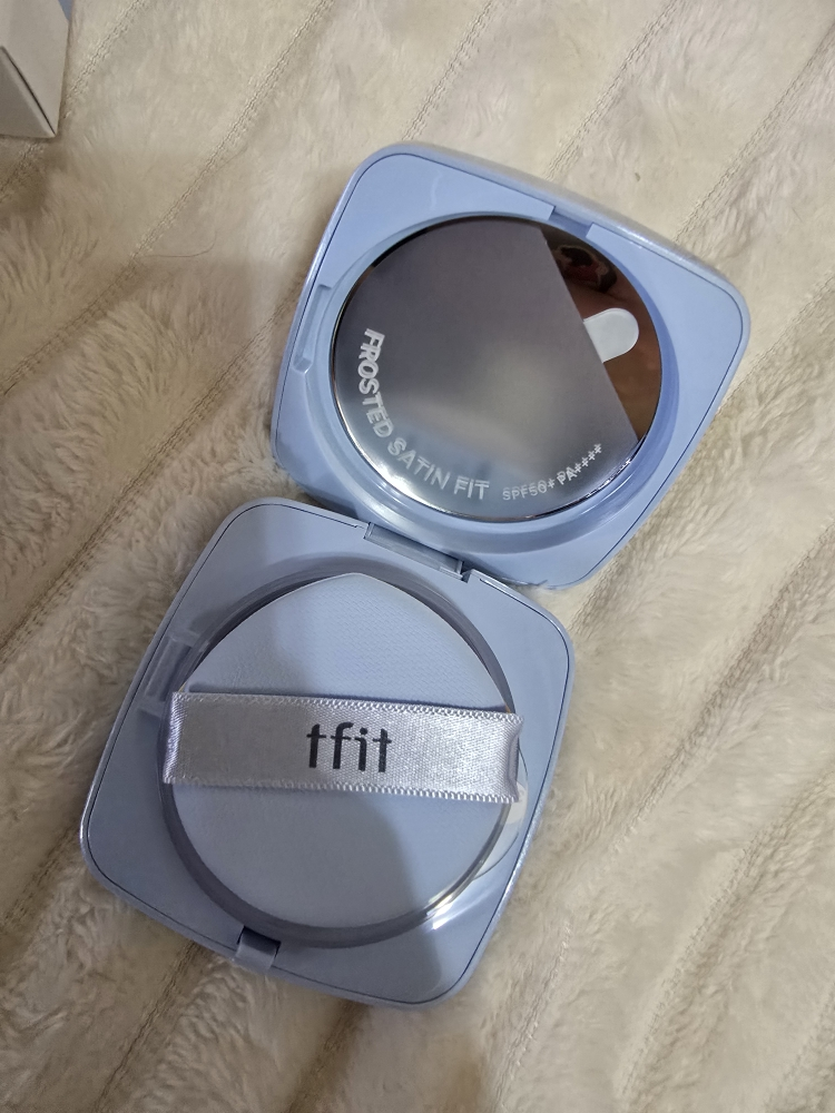 티핏 (tfit) 아이시 핏 커버 쿠션 [SPF50+/PA++++] [C01 포슬린] review image