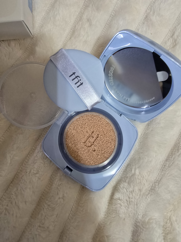 티핏 (tfit) 아이시 핏 커버 쿠션 [SPF50+/PA++++] [C01 포슬린] review image