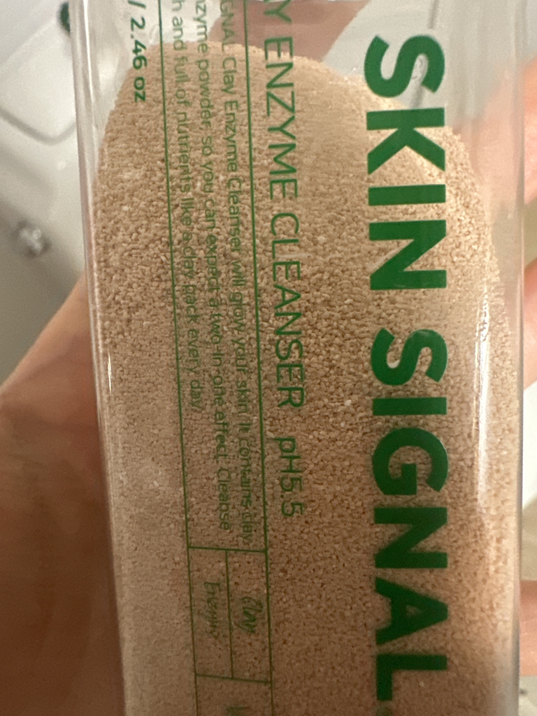 SKINSIGNAL 粘土酶洁面乳 [粉红色] common.review image