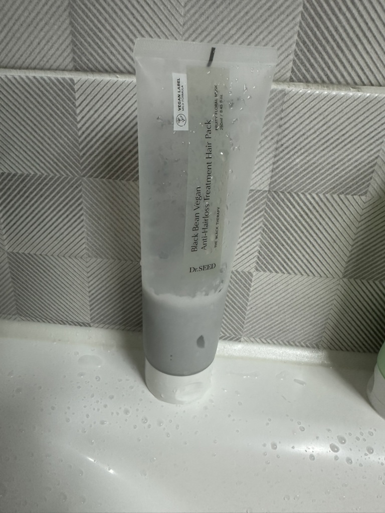 닥터시드 (Dr.SEED) 블랙빈 비건 탈모 트리트먼트 헤어팩 review image
