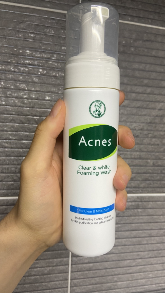 아크네스 (Acnes) 클리어 앤 화이트 포밍워시 review image