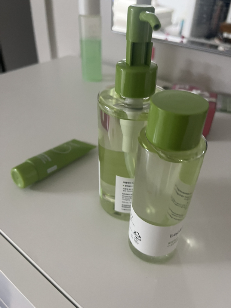 绿豆洁面水的真实用户使用照片