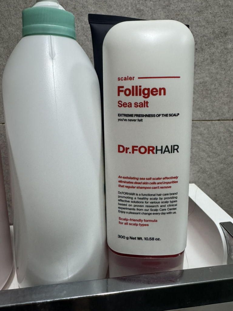 Dr.FORHAIR 聚乙烯二氧化硅盐水去屑器头皮去屑 common.review image