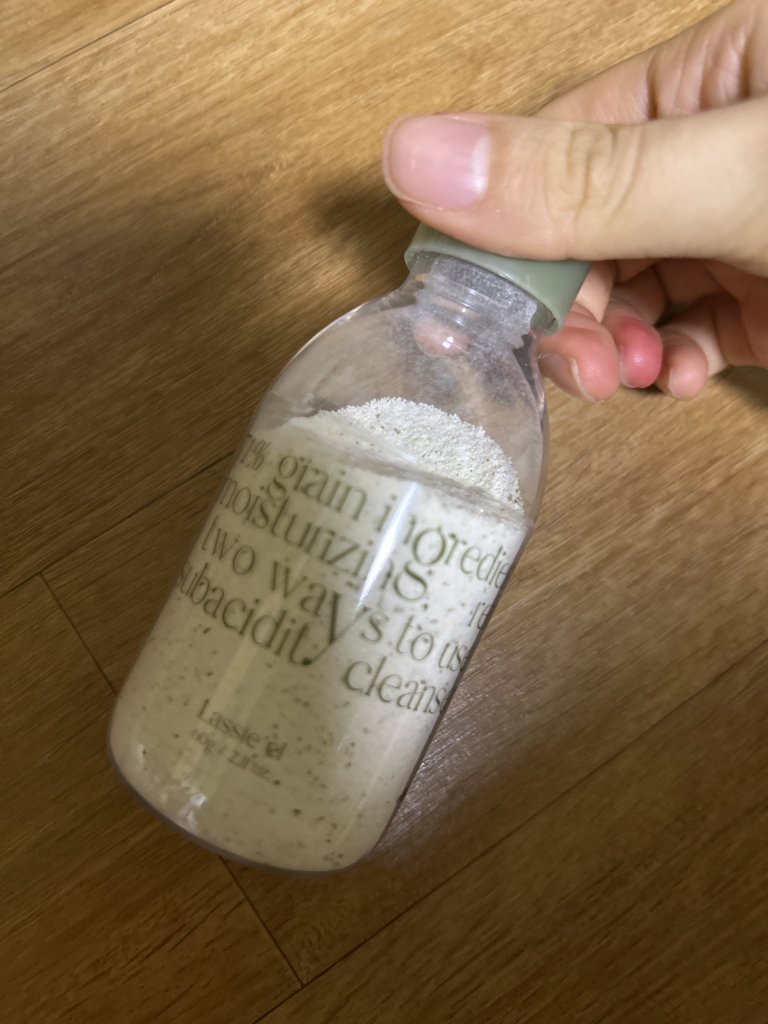 酵素燕麥去角質粉洗面的真实用户使用照片