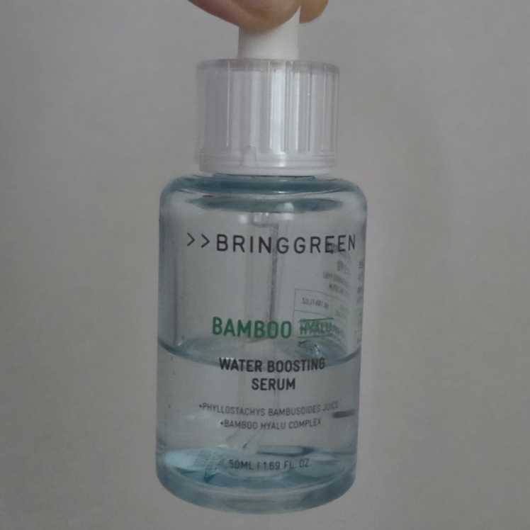 竹子玻尿酸补水精华的真实用户使用照片