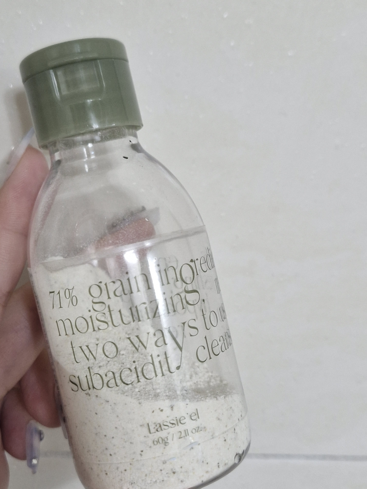 酵素燕麥去角質粉洗面的真实用户使用照片