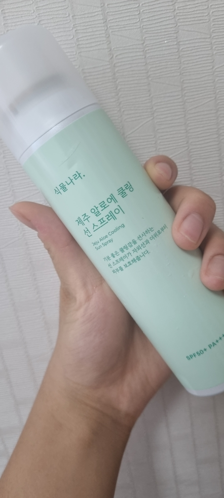 SHINGMULNARA 济州芦荟清凉防晒喷雾 [SPF50+/PA++++] common.review image