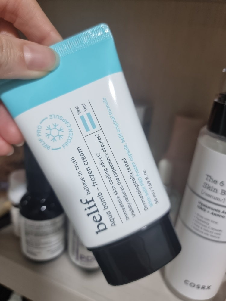 水凝霜冰冻乳霜的真实用户使用照片