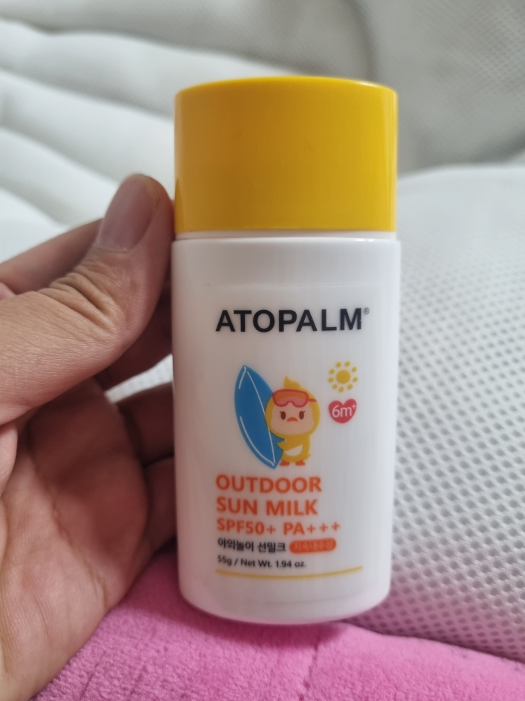 아토팜 (ATOPALM) 야외놀이 선밀크 [SPF50+/PA+++] review image