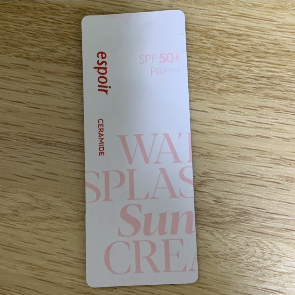水溅防晒霜 [SPF50+/PA++++] [神经酰胺]的真实用户使用照片