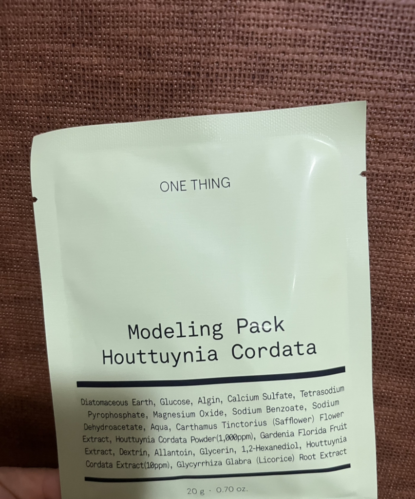 ONETHING 软膜涂抹面膜 [鱼腥草] common.review image