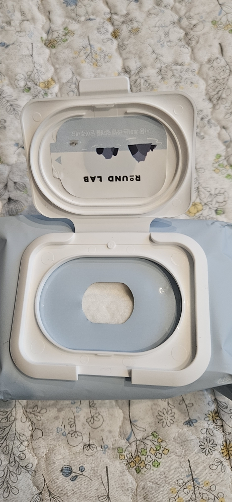 独岛洁面湿巾的真实用户使用照片