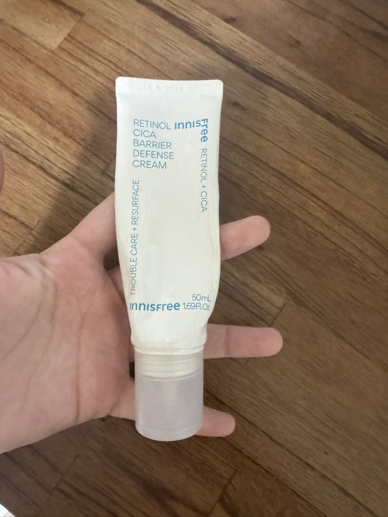 视黄醇修复屏障霜的真实用户使用照片