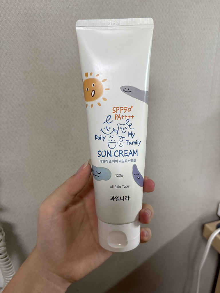 과일나라 (KWAILNARA) 데일리 앤 마이 패밀리 선크림 [SPF50/PA++++] review image