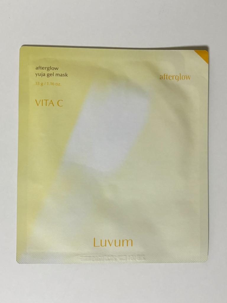 러븀 (Luvum) 애프터 글로우 유자 겔 마스크 review image
