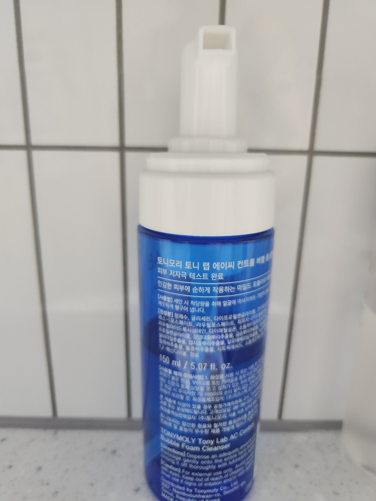 TONYMOLY (托尼魅力) 托尼实验室AC控制泡沫洁面乳 common.review image