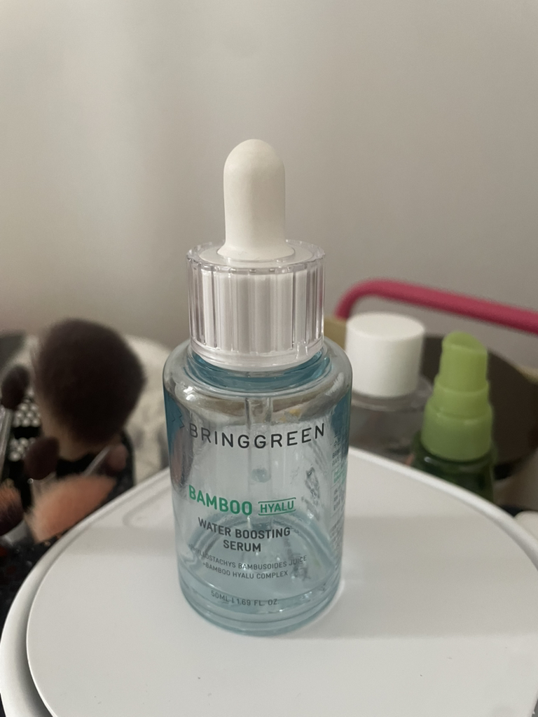 竹子玻尿酸补水精华的真实用户使用照片