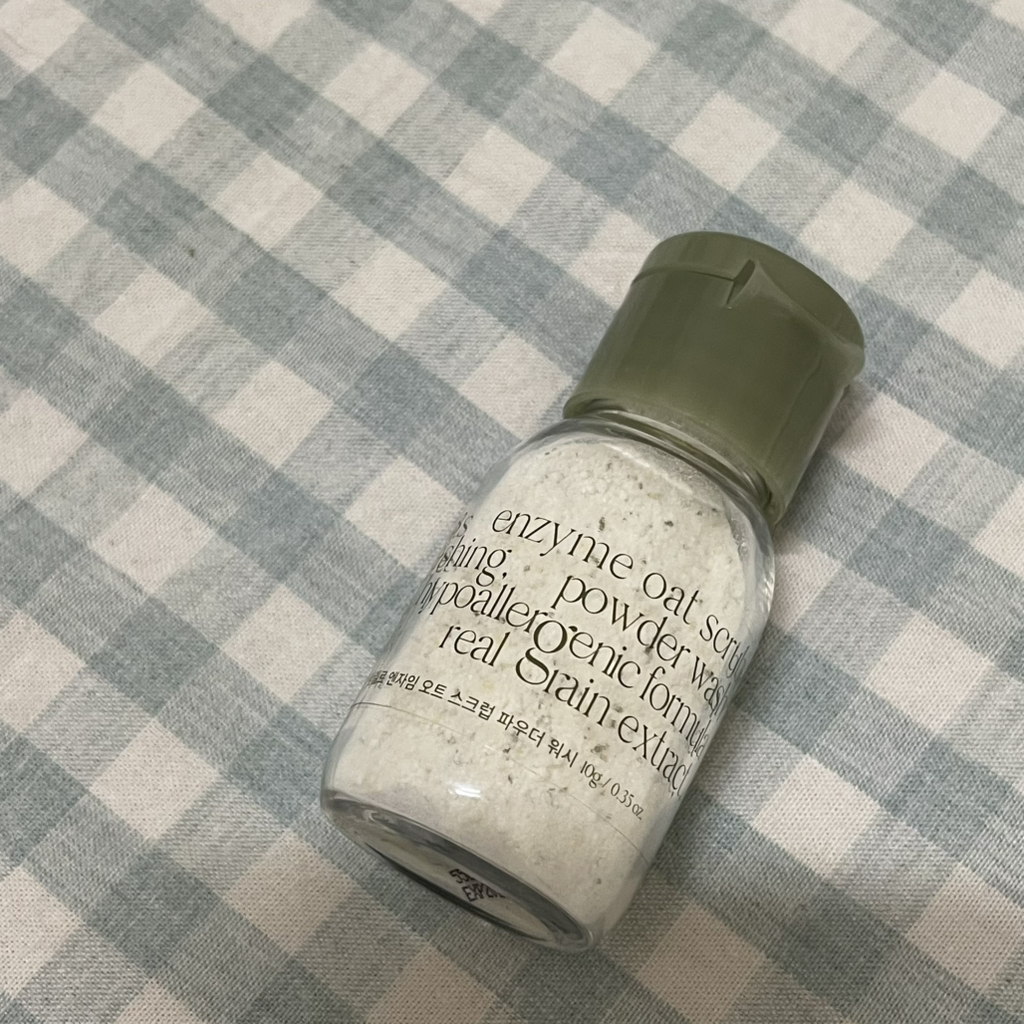 酵素燕麥去角質粉洗面的真实用户使用照片