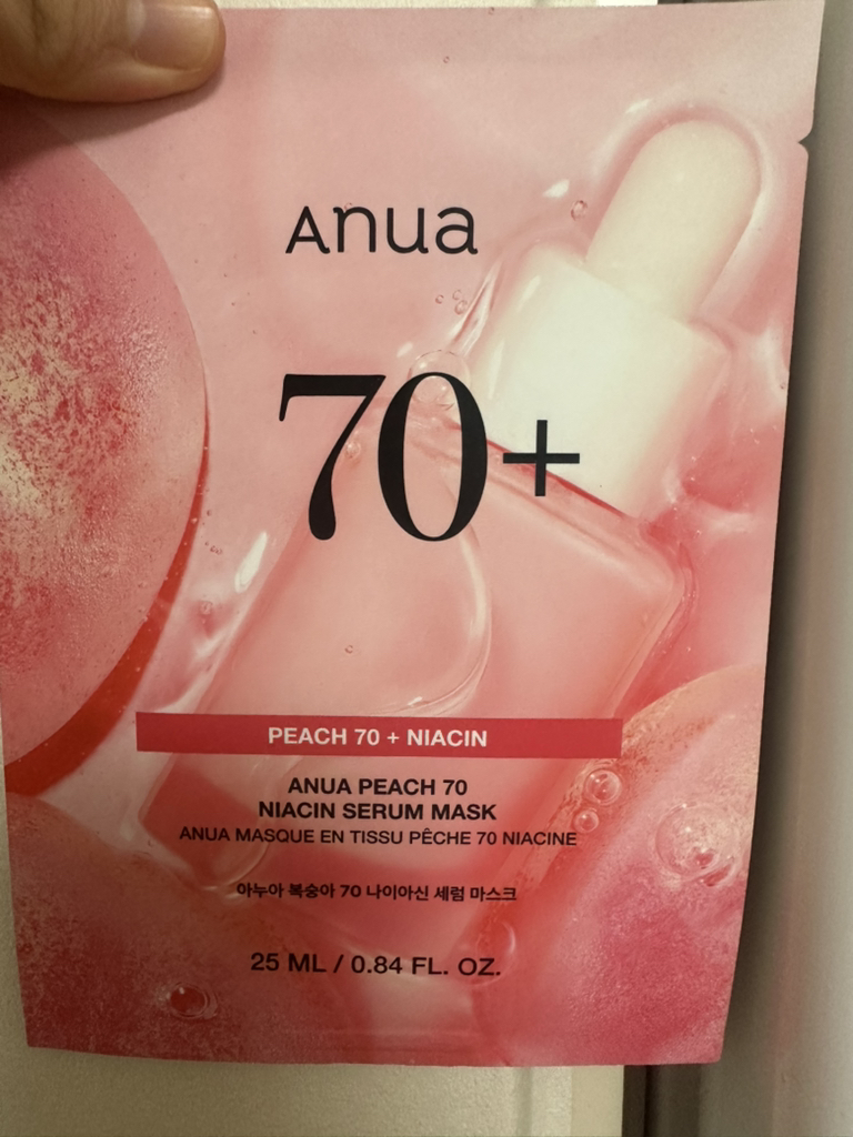 아누아 (Anua) 복숭아 나이아신아마이드 세럼 마스크 review image