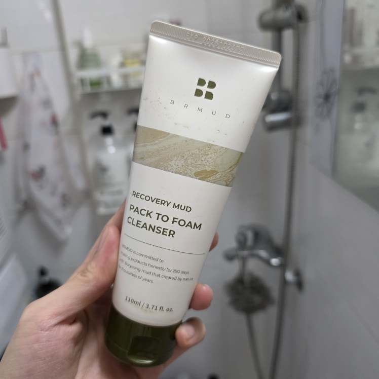 恢复泥浆面膜泡沫洁面乳的真实用户使用照片