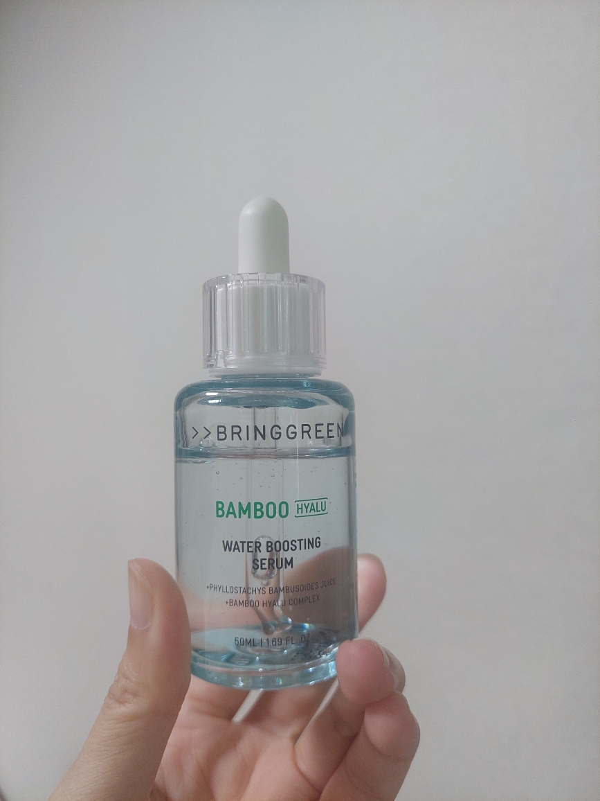 竹子玻尿酸补水精华的真实用户使用照片