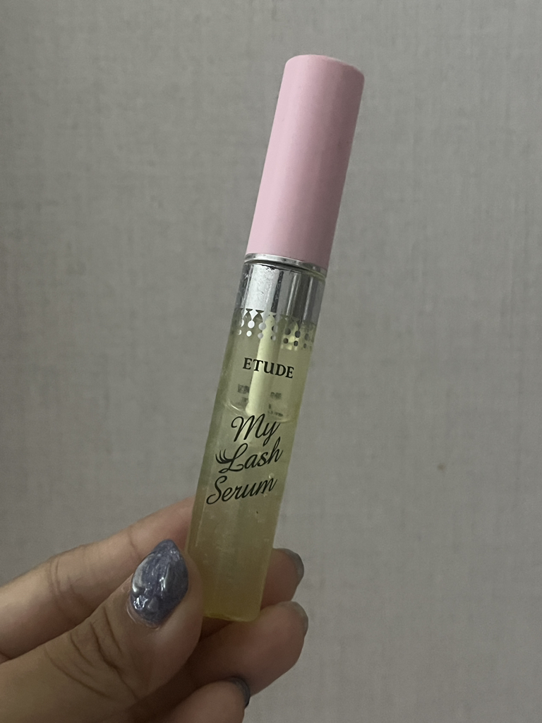 睫毛精华液的真实用户使用照片
